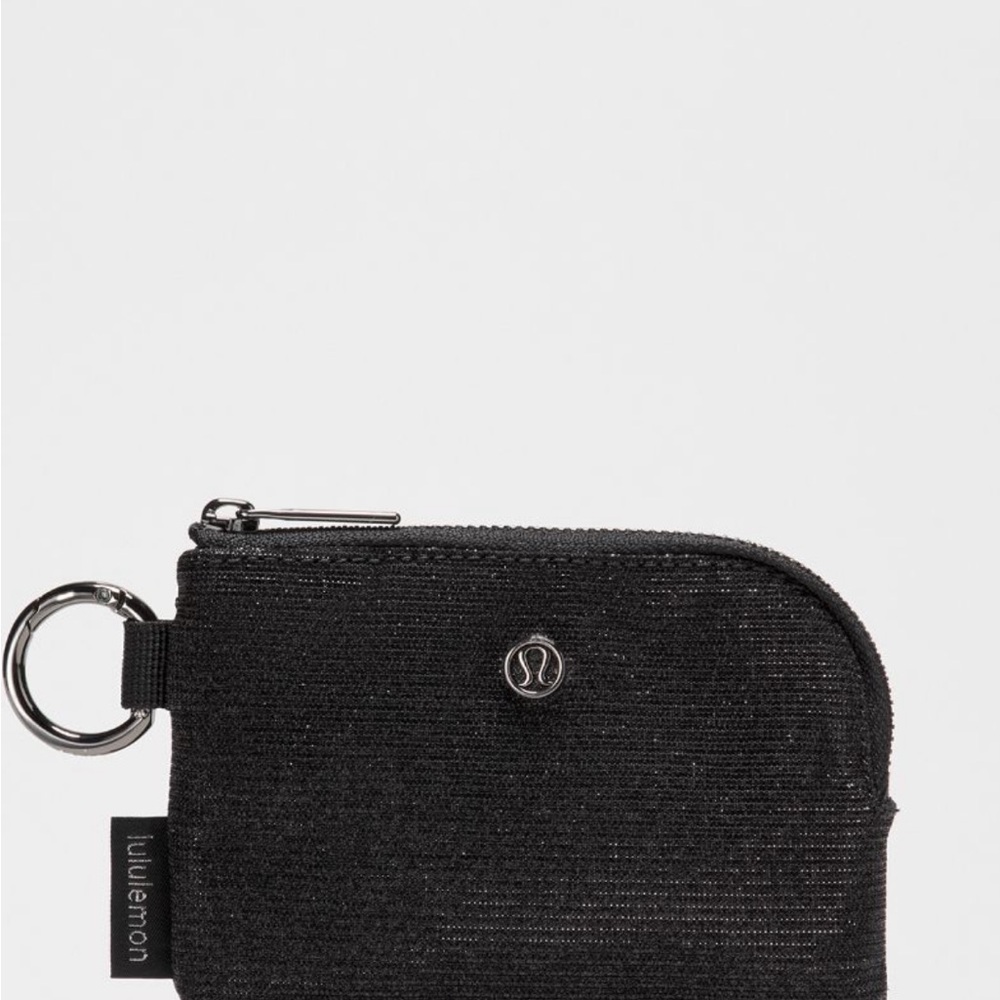 NWT Lululemon Clippable Card Pouch *Glitter